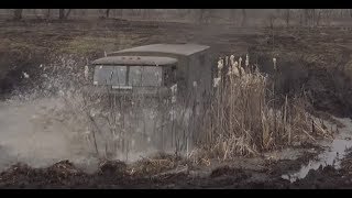 ГАЗ 66 ФЕЕРИЧНО вошел в болото особенной 2-й раз off-road 4x4