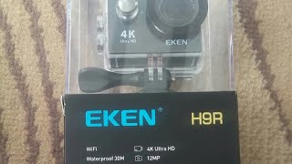 EKEN H9R Camera de ação. Reforço na pesca