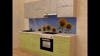 Чертим кухню в SketchUp (Урок 3)  Sketchup + V-Ray