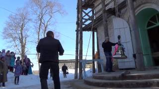 В церкви Юсьвинского района установили колокол