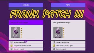 FRANK PATCH ! LIGAS - TIMES - CHUTEIRAS - LUVAS - ESTADIOS ....