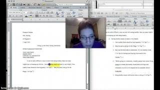 MLA outline to Rough Draft