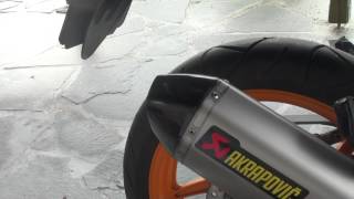 2011 Honda CBR 125 R Akrapovic revs