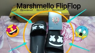 Marshmello FlipFlops (Slippers) Unboxing | Bewakoof.com |