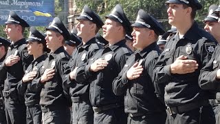 Первый юбилей патрульной полиции в Мариуполе (12.09.2016)