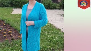 Летний кардиган спицами