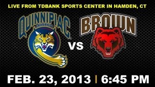 ECAC Men's Collegiate Hockey: Quinnipiac University Bobcats vs. Brown University Bears