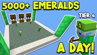 THIS FARM MAKES 5000+ EMERALDS A DAY... - Hypixel Skyblock
