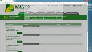 Подача заявки заемщиком в Системе сбора и обработки кредитных заявок КазАгро