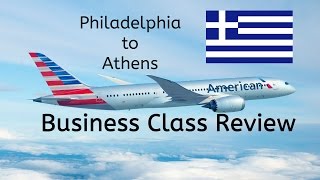 American Airlines Business Class Review - A330 PHL to ATH