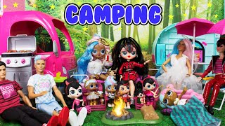 LOL Spice Family Sugar Family Camping Trip Barbie Campfire Stories