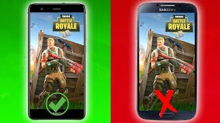 50 TELÉFONOS ANDROID en los que PODRÁS JUGAR FORTNITE MOVIL
