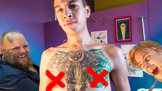 ЗАКРАСИЛИ СОСКИ ТАТУИРОВКОЙ | Накололи НА СОСКИ | БОЛЬ