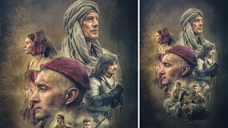 Advance Photoshop Manipulation | Movie Poster Texture Effects Part1