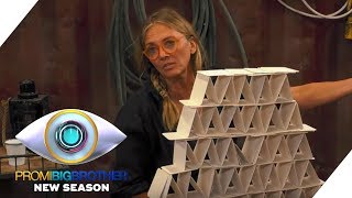 Am Limit! Heftiger Wutausbruch beim Kartenhausbau! | Tag 6 | Promi Big Brother 2018 | SAT.1