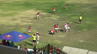 مباراة المنتخب الإماراتي والمنتخب الأردني بالبطولة العربية الخامسة لسباعيات الرجبي الشوط الأول
