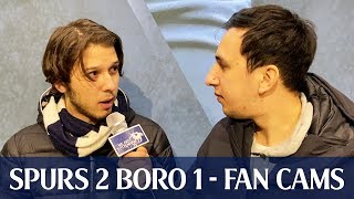 "Tanganga Was Brilliant" Tottenham 2 Middlesbrough 1 (FAN CAMS)