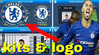 How To Make Chelsea Team Kits & Logo | Dream League Soccer 2019