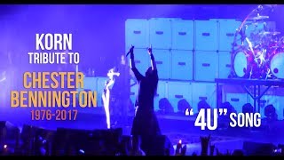 Korn pay tribute to Chester Bennington with "4U" (20th July)