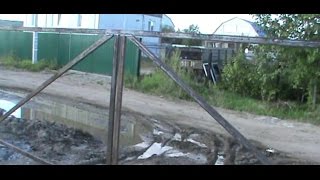 Ворота для забора из профнастила