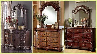100+ Wooden Dressing Table Designs &  Ideas ?