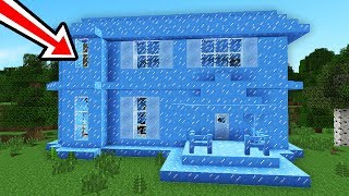 A CASA DO JP FOI CONGELADA NO MINECRAFT !