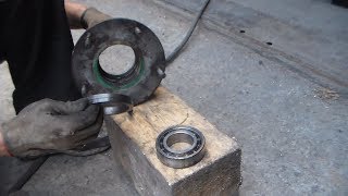 Замена:задний ступичный подшипник.Форд Транзит.