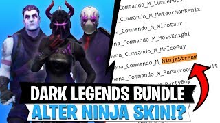 Dark Legends Bundle Leak! Alter Ninja Skin!? | Fortnite Deutsch