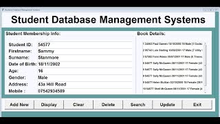 How to Create Student Database Management System using SqLite in python - Part 2 of 2