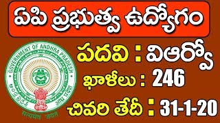 APPSC VRO Notification 2020 | AP VRO, Recruitment Notification | Pdtv