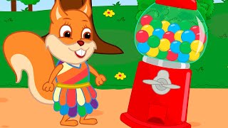 Famille d'Écureuil - Costume De Gomme Animé 2022 en Français