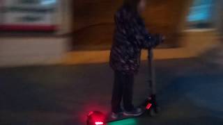 Ninebot Segway ES2 Folding Electric Scooter LED lights