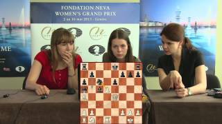 Press Conference Round 8: Tatiana Kosintseva (RUS) - Olga Girya (RUS)