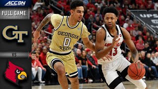 Georgia Tech vs. Louisvile Full Game | 2019-20 ACC Men's Basketball