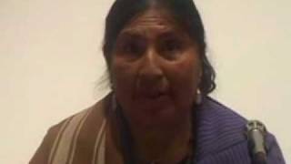 Esther Morales Ayma -  Las Mujeres Indígenas Se Organizan (primera parte)