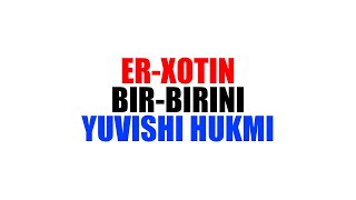 Savol-javob: "Er-xotin bir-birini yuvishi hukmi" (Shayx Sodiq Samarqandiy)