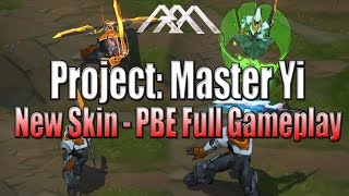 PROJECT: Master Yi Gameplay - PBE - League of Legends