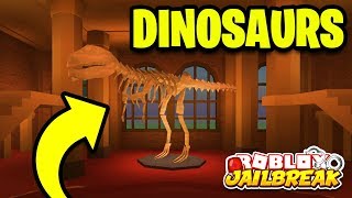 Roblox Jailbreak DINOSAURS LEAKED!! *NEW MUSEUM ROBBERY!* | Jailbreak Museum New Mini Update