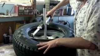 Manual Wheel / Tyre changer tool DIY and wobble repair