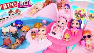 Fake LOL Surprise Pets Dolls Dress Up + LQL Lil Sisters!