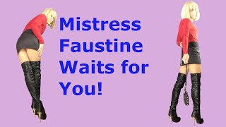 Crossdresser MISTRESS Faustine Flower Model Poses August 15, 2019