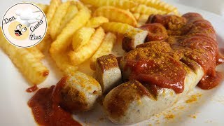 Currywurst mit selbstgemachter Currysoße (ohne Ketchup)