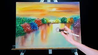 Фантастическая живопись. Рисуем пейзаж маслом. Искусство живописи маслом