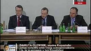 Komisja śledcza ds. Krzysztofa Olewnika (16/16)
