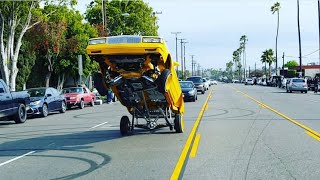 Lowrider Gas Hopping & Hittin' switches Broadway Blvd