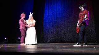 Prince Gumball, Fionna and Marshall Lee - "Adventure Time" Group performance [UniCon 2015] Riga