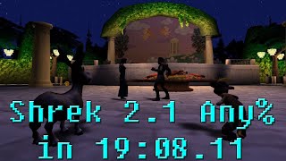 Shrek 2.1 Any% in 19:08.11 (WR) (First attempt ever)