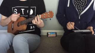 We Are Number One but it's a ukulele and stylophone cover