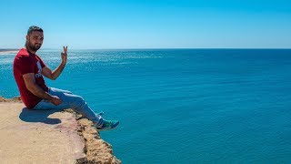 فلوغ أمريكية و مغربي من مغارة هرقل - طنجة - Vlog 16