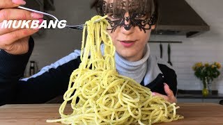 MUKBANG ITA: MANGIO PASTA CON PESTO ALLA GENOVESE (EATING SHOW ITALIANO)